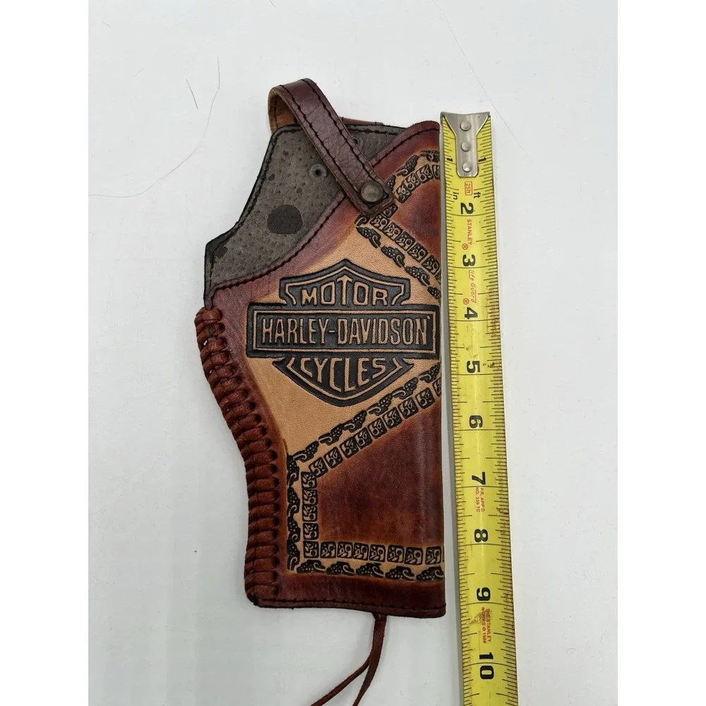 Vintage Harley-Davidson Leather Motorcycle Tool Pouch Holster Made Mexico